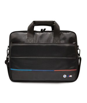 BMW M COMP BAG 15" CARBON TRICOLOR BLACK